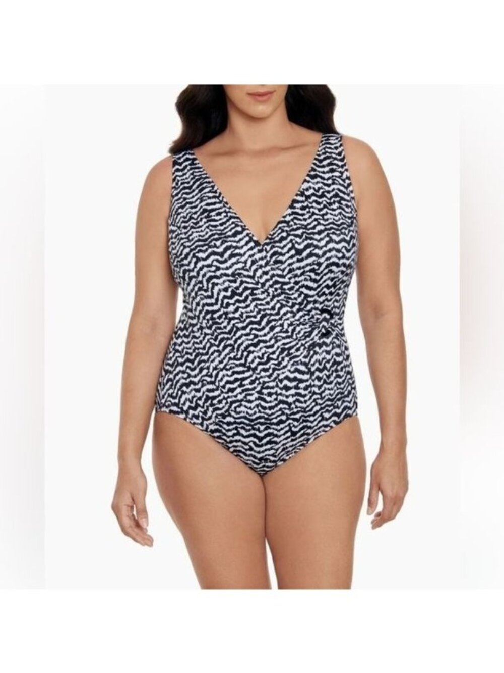 Bleu Ice Womens Plus Size 24W One-Piece Swimsuit